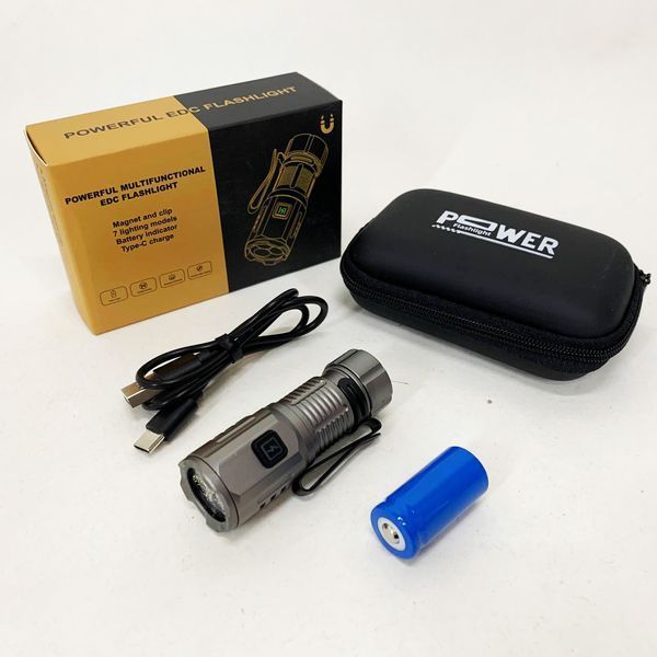 Ліхтар ручний F30-3XPG LED із ЗУ Type-C 00023237 фото