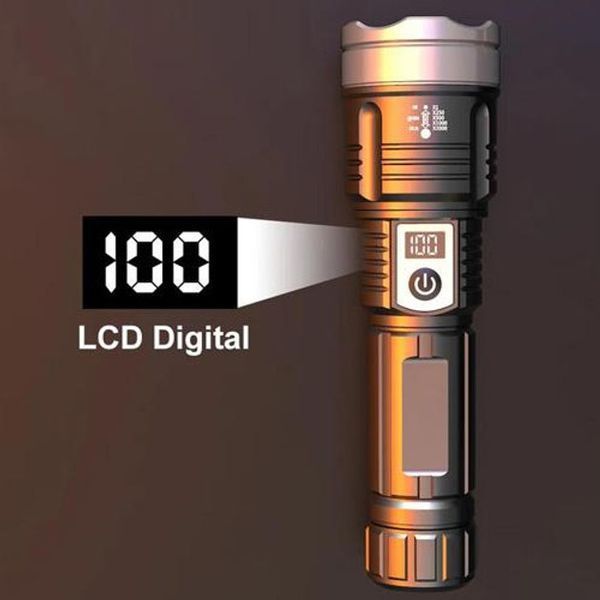 Ліхтар PLD-008 WHITE LASER LED PM10-TG, power bank, Ліхтарик тактичний акумуляторний ручний 00023311 фото