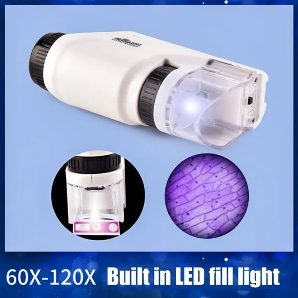 Детский портативный микроскоп с подсветкой LED 00016167 фото