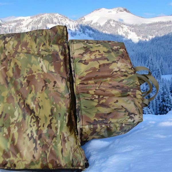 Универсальный спальный мешок Арктика до -25, тактический зимний спальник, военный мультикам 00018464 фото