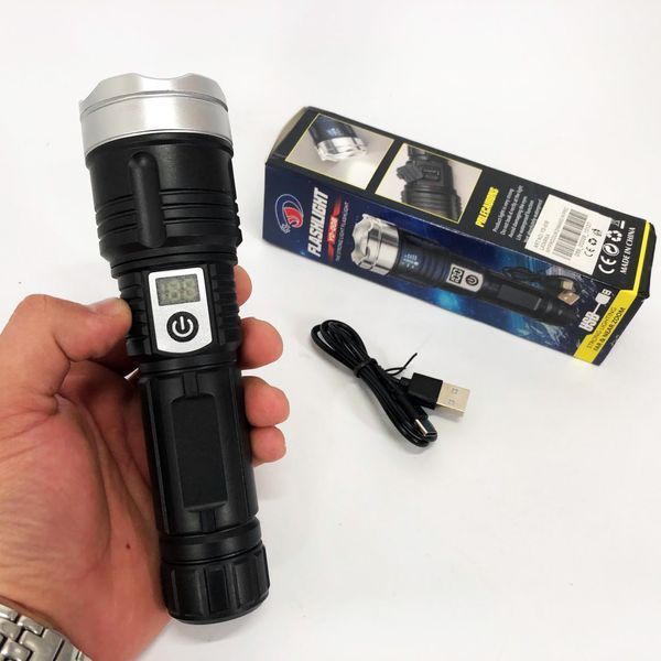 Ліхтар PLD-008 WHITE LASER LED PM10-TG, power bank, Ліхтарик тактичний акумуляторний ручний 00023311 фото
