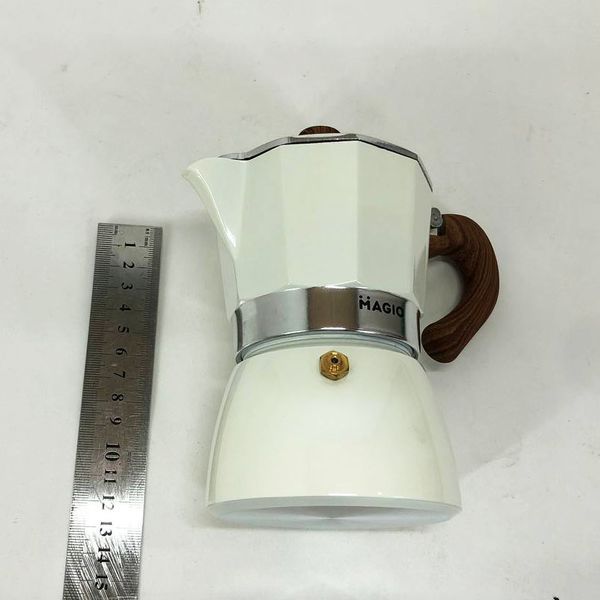 Гейзерна кавоварка Magio MG-1007 150 мл, гейзерна кавоварка з нержавіючої сталі, кавоварка для дому 00018677 фото
