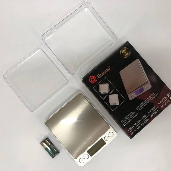 Весы ювелирные Domotec MS-1729B электронные с 2-мя чашами 0,01-500 гр, Карманные весы для золота 00020039 фото
