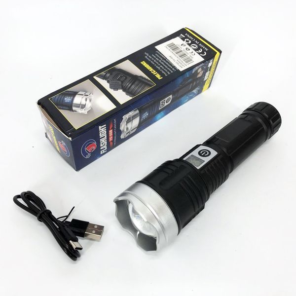 Ліхтар PLD-008 WHITE LASER LED PM10-TG, power bank, Ліхтарик тактичний акумуляторний ручний 00023311 фото