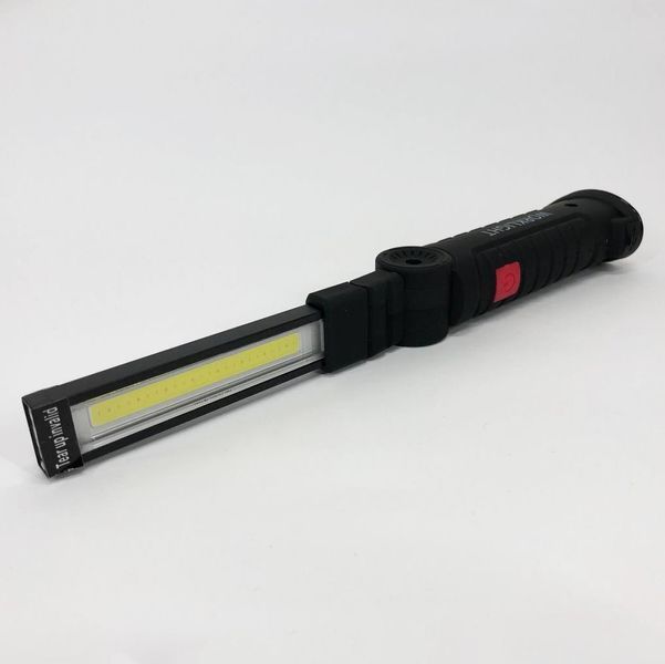 Светодиодный фонарь кемпинг W52 SMD + COB, красный + белый, магнит, крючок, кемпинговый складной фонарь 00022917 фото
