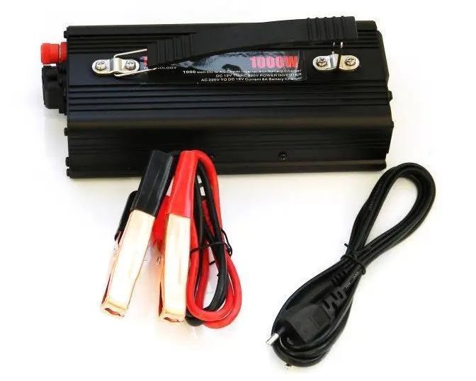 Преобразователь Инвертор 12V-220V 1000W 00017994 фото