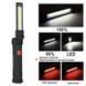 Светодиодный фонарь кемпинг W52 SMD + COB, красный + белый, магнит, крючок, кемпинговый складной фонарь 00022917 фото 3