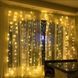 Гірлянда-штора Водоспад 2х2 м, 160 LED світлова завіса зі статичним режимом, тепле світло 00024722 фото 2