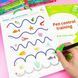 Розвиваюча книга Монтесорі Busy Book пиши-прай Stroke Line dot to dot 30 аркушів (60 завдань), від 2 років 00016383 фото 6