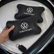 Набор подушек 2шт в авто Volkswagen из натуральной кожи, на подголовник в машину, Автомобильная подушка 00016729 фото 16