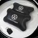 Набор подушек 2шт в авто Volkswagen из натуральной кожи, на подголовник в машину, Автомобильная подушка 00016729 фото 12