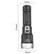 Ліхтар PLD-008 WHITE LASER LED PM10-TG, power bank, Ліхтарик тактичний акумуляторний ручний 00023311 фото 3