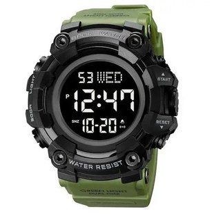 Часы наручные мужские SKMEI 1968AG ARMY GREEN, брендовые мужские часы, часы для мужчины. Цвет: зеленый 00022061 фото