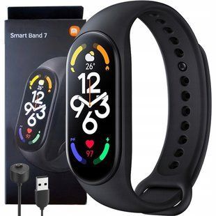 Фітнес браслет FitPro Smart Band M7 (смарт часи, пульсоксиметр, пульс). Колір: чорний 00022479 фото