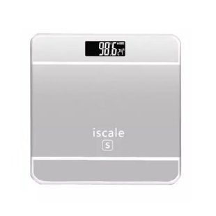 Весы напольные электронные iScale 2017D 180кг (0,1кг), с температурой. Цвет: белый 00012610 фото