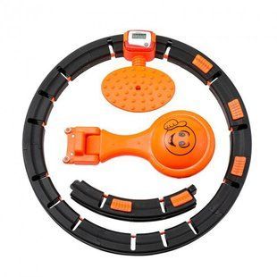 Розумний масажний обруч для схуднення живота та боків intelligent hula hoop 00015153 фото
