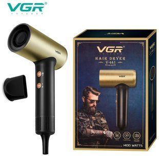 Фен профессиональный VGR V-441 с 3 уровнями обдува и 4 уровнями температуры 00014866 фото