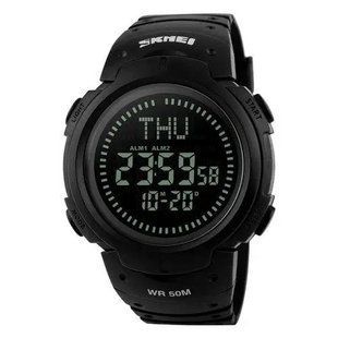 Часы наручные мужские SKMEI 1231BK, брендовые мужские часы, модные мужские часы. Цвет: черный 00022031 фото