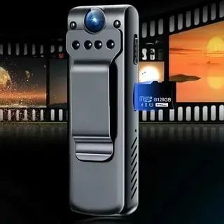 Портативная нагрудная мини-карманная камера с клипсой для одежды 1080P HD ночное видение NO109-110 00018112 фото