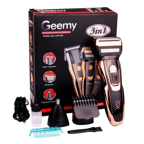 Набір для стрижки 3в1 Gemei GM 595 Hair Trimmer 00021670 фото