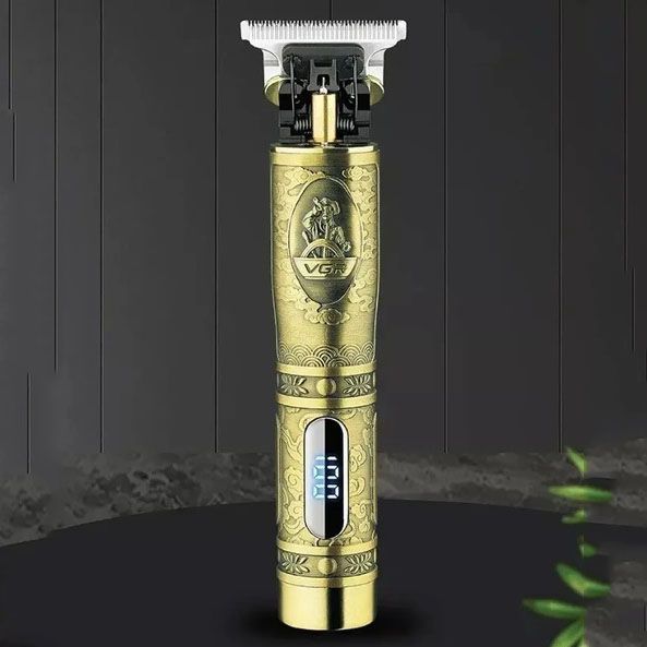 Триммер для волос и бороды VGR V-091 LED 3 насадки, Подстригательная машинка, Окантовочная машинка 00015306 фото