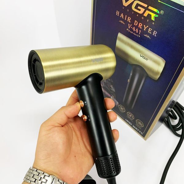 Фен профессиональный VGR V-441 с 3 уровнями обдува и 4 уровнями температуры 00014866 фото