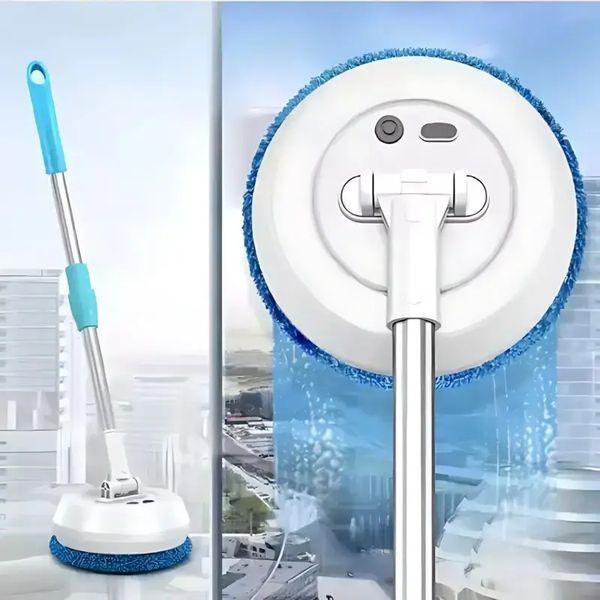 Бездротова акумуляторна швабра з двома насадками Wireless Cleaner AA102 /Акумуляторна швабра для дому 00013060 фото