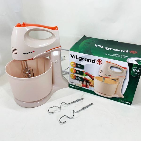 Миксер ViLgrand VHM3017B. Цвет: бежевый 00019439 фото