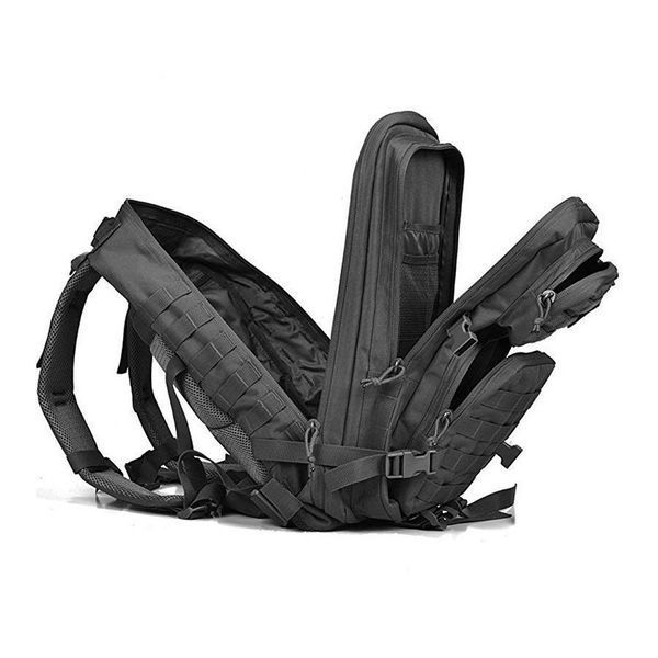 Рюкзак тактический 50 л, с подсумками Военный штурмовой рюкзак на MOLLE большой 00018417 фото