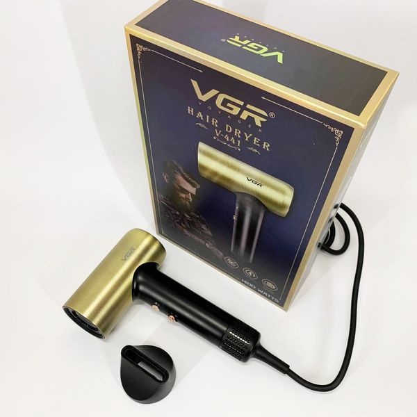 Фен профессиональный VGR V-441 с 3 уровнями обдува и 4 уровнями температуры 00014866 фото