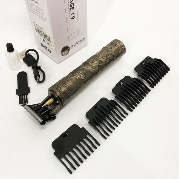 Машинка для стрижки волос Vintage T9-1 BRONZE 4 насадки 00014570 фото