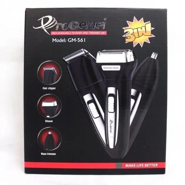 Набір для стрижки 3в1 Gemei GM 595 Hair Trimmer 00021670 фото
