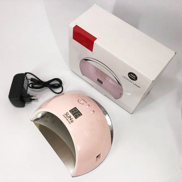Ультрафиолетовая лампа для Маникюра UV LAMP Sun 6, Светодиодная сушилка для гель лака. Цвет: розовый 00014480 фото