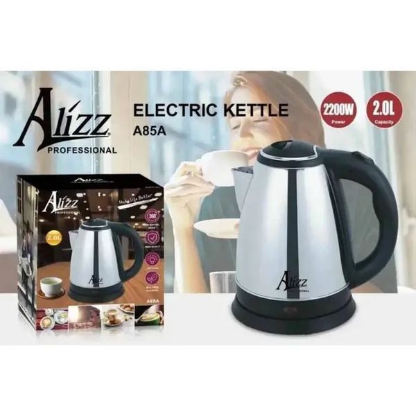 Электрочайник Alizz A85A нержавеющая сталь 2,0 л 2200 Вт 00021146 фото