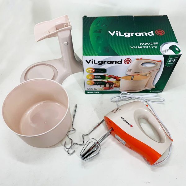 Миксер ViLgrand VHM3017B. Цвет: бежевый 00019439 фото