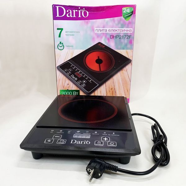 Плита настільна інфрачервона електрична DARIO DHP2172F 00020010 фото
