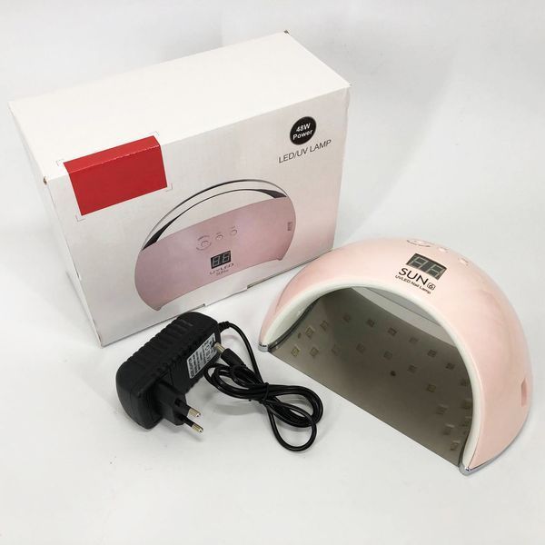 Ультрафиолетовая лампа для Маникюра UV LAMP Sun 6, Светодиодная сушилка для гель лака. Цвет: розовый 00014480 фото