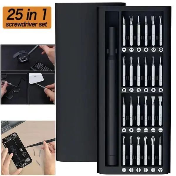 Набор отверток 25 в 1 магнитные Биты Phillips Torx Hex Precision DIY разборный мини-чехол 00022671 фото