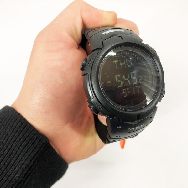 Часы наручные мужские SKMEI 1231BK, брендовые мужские часы, модные мужские часы. Цвет: черный 00022031 фото