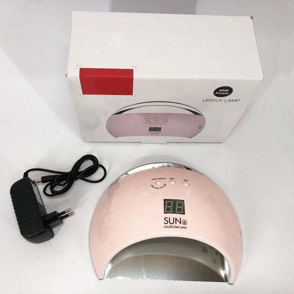 Ультрафиолетовая лампа для Маникюра UV LAMP Sun 6, Светодиодная сушилка для гель лака. Цвет: розовый 00014480 фото