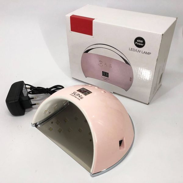 Ультрафиолетовая лампа для Маникюра UV LAMP Sun 6, Светодиодная сушилка для гель лака. Цвет: розовый 00014480 фото