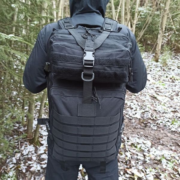 Рюкзак тактический 50 л, с подсумками Военный штурмовой рюкзак на MOLLE большой 00018417 фото