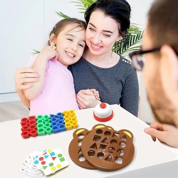 Настольная развивающая игра на соответствие формы и цвета 00016168 фото