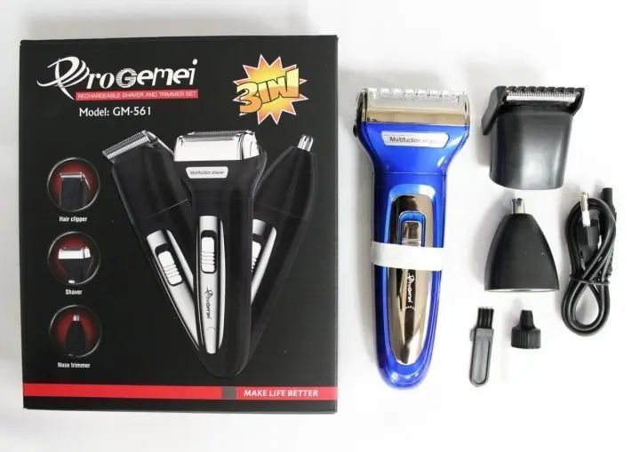 Набір для стрижки 3в1 Gemei GM 595 Hair Trimmer 00021670 фото