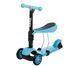 Детский самокат с сиденьем Best Scooter 3в1 зеленый 00016050 фото 5