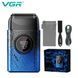 Електробритва VGR V-377 BLUE шейвер, Електрична акумуляторна бритва для гоління, шейвер чоловічий 00015497 фото 1