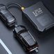Автомобільний компресор автоматичний з дисплеєм 6000mAh 150 PSI 120W М-007 Чорний 00017171 фото 4