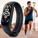 Фитнес браслет FitPro Smart Band M7 (смарт часы, пульсоксиметр, пульс). Цвет: черный 00022479 фото 5