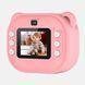 Дитячий фотоапарат миттєвого друку Y600 Pink 00016350 фото 3