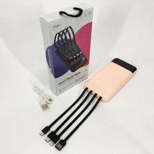 Павербанк Power Bank UKC 50000mAh Мобильная зарядка внешний аккумулятор портативный павер. Цвет: розовый 00017667 фото